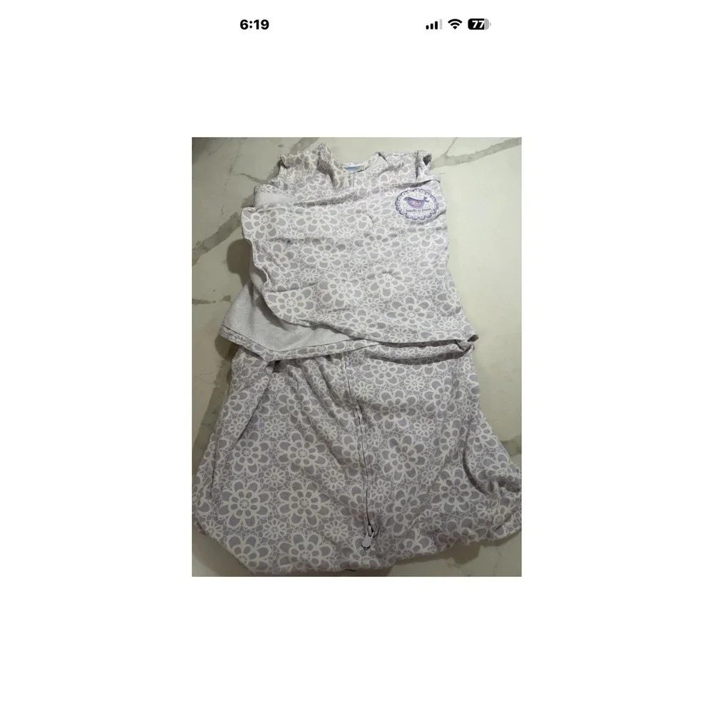 Halo Lot Of 2 Sleepsack Swaddles Sz NB / S Gauzy Gender Neutral Geometric